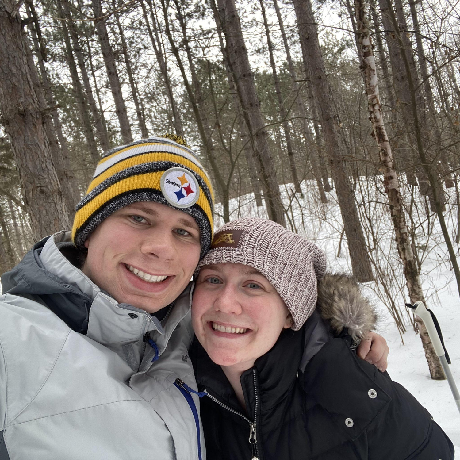 Kayla's first cross-country skiing adventure March 2022