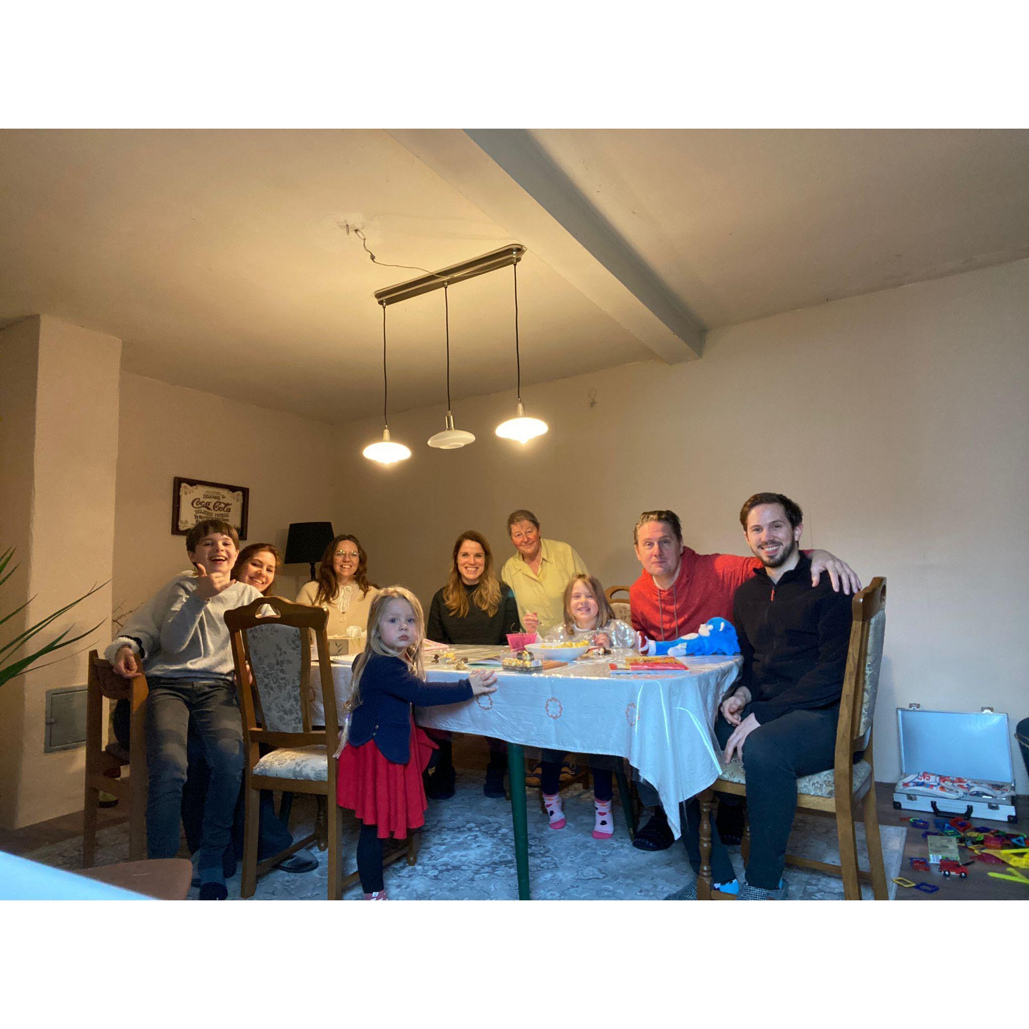 Sebastian's Mom's birthday.