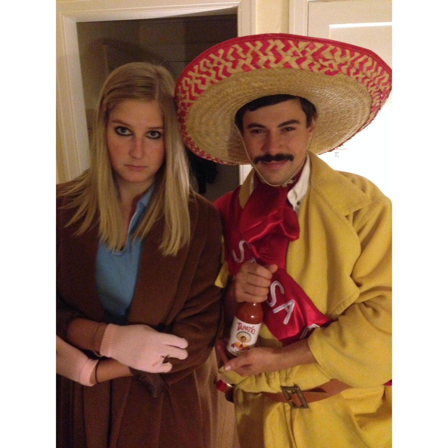 Halloween 2014 - Margot Tenenbaum and the Tapatio guy