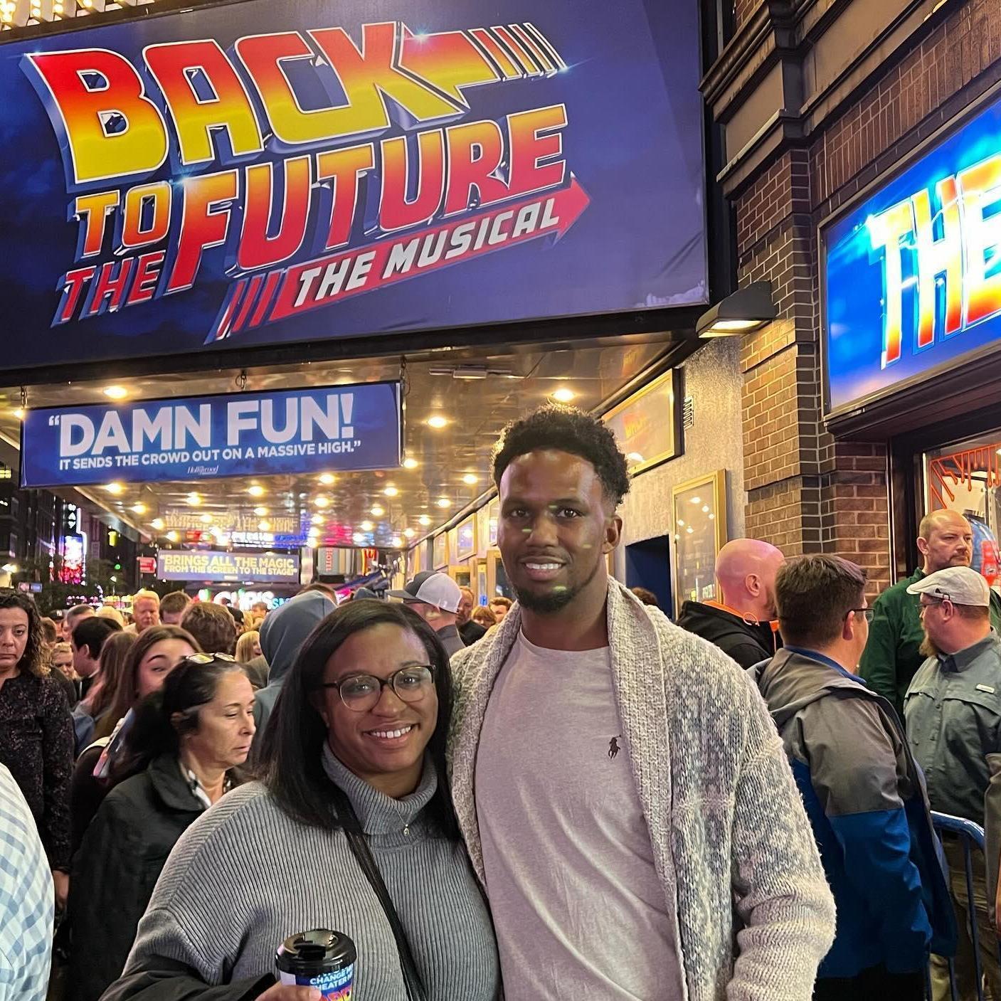 Date night in the city, watching a classic!