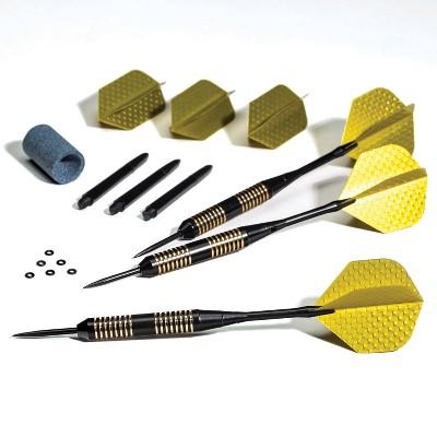 Franklin Sports 25 Gram Steel Tip Dart Set - Gold
