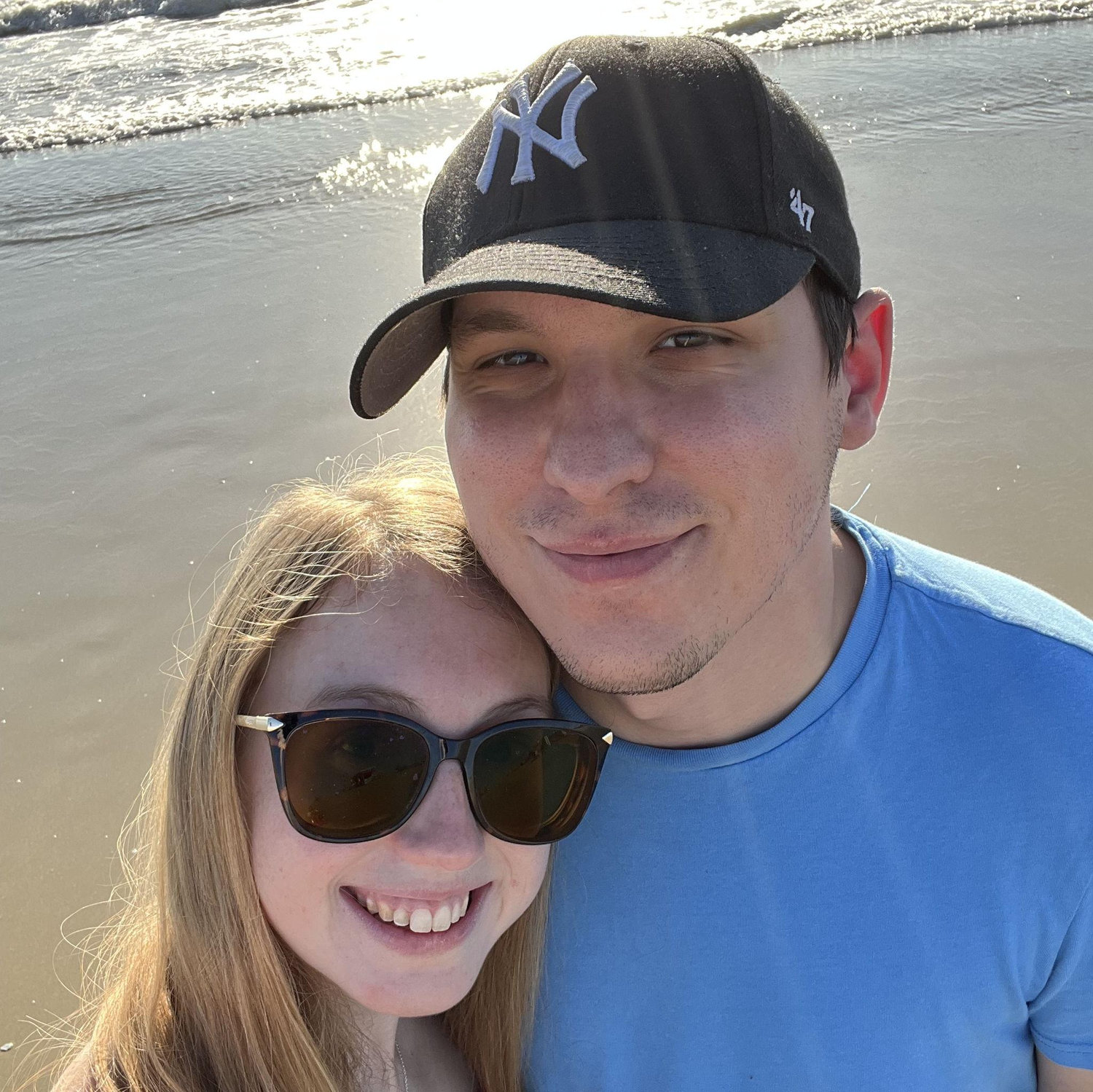 Also from their trip to LA in November 2021, this was taken on the beach in front of the Pacific Ocean at the Santa Monica Pier.