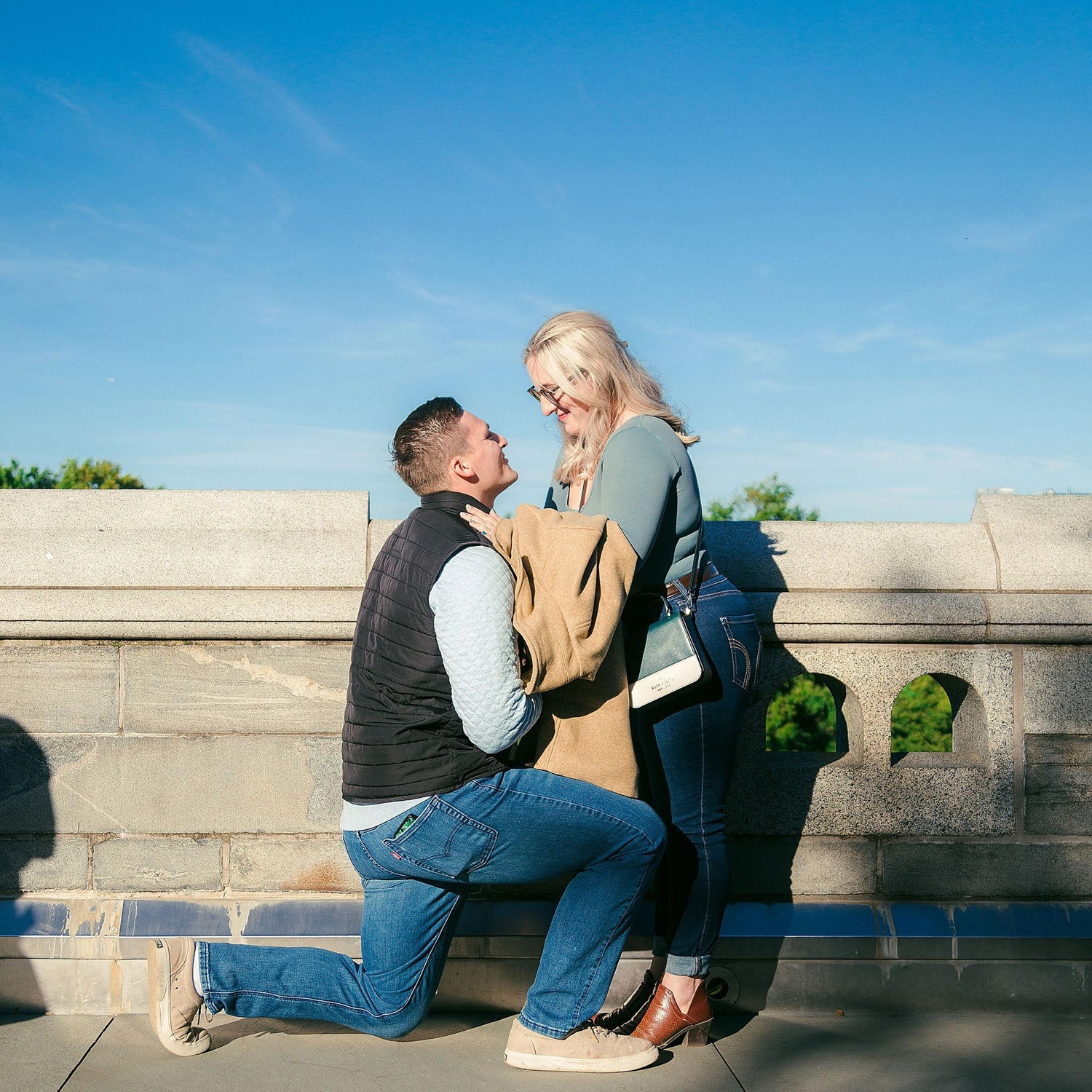Proposal at Belvedere Castle in Central Park!