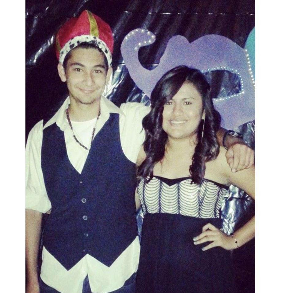 Us in high school.