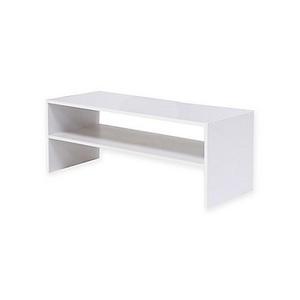 Stackable 31-Inch Horizontal 2-Shelf Organizer in White