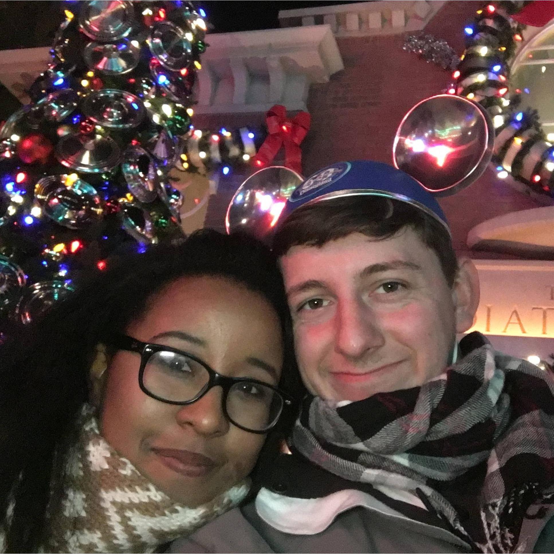 Us at our favorite place/ the happiest place on earth