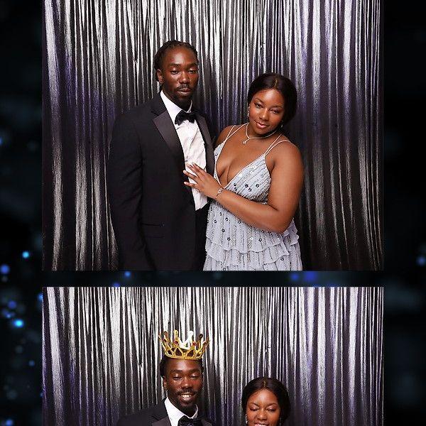 At a friend’s wedding. We clean up nicely!