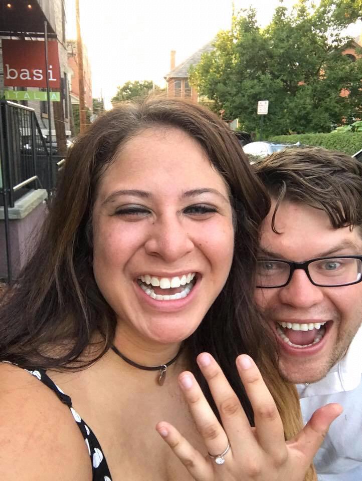 ENGAGED! August 16, 2017
We were engaged at Goodale Park and then walked to one of our favorite restaurants, Basi Italia, for dinner. It was THE BEST DAY EVER!