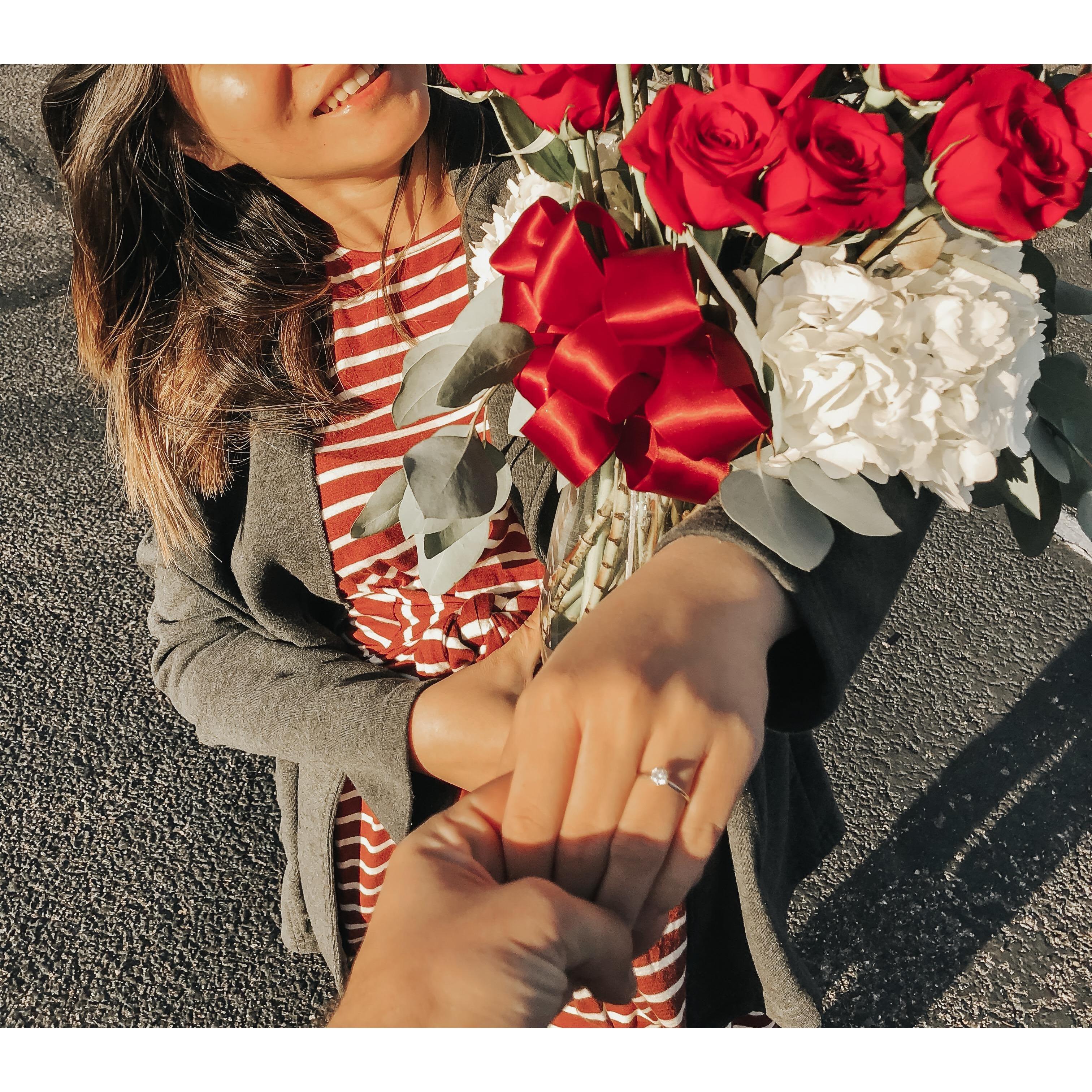 February of 2019, the proposal of marriage was made.