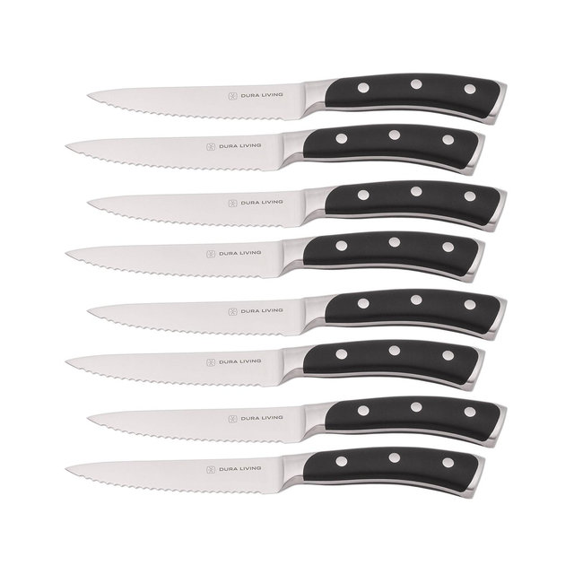 DURA LIVING 8-Piece Steak Knife Set