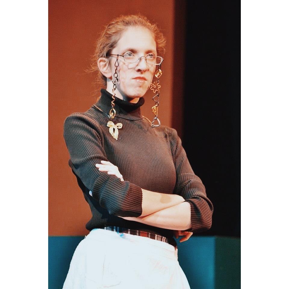 Here's Alli being a grumpy gill in one of her shows. Maybe she needs a snack...