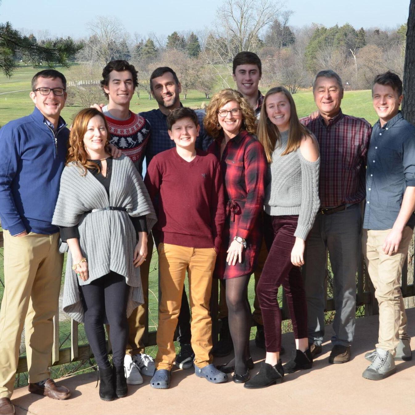 A whole mess of McKinley's and their favorite Dent. Austin's siblings and Otis (dad) and Sara (step-mom)