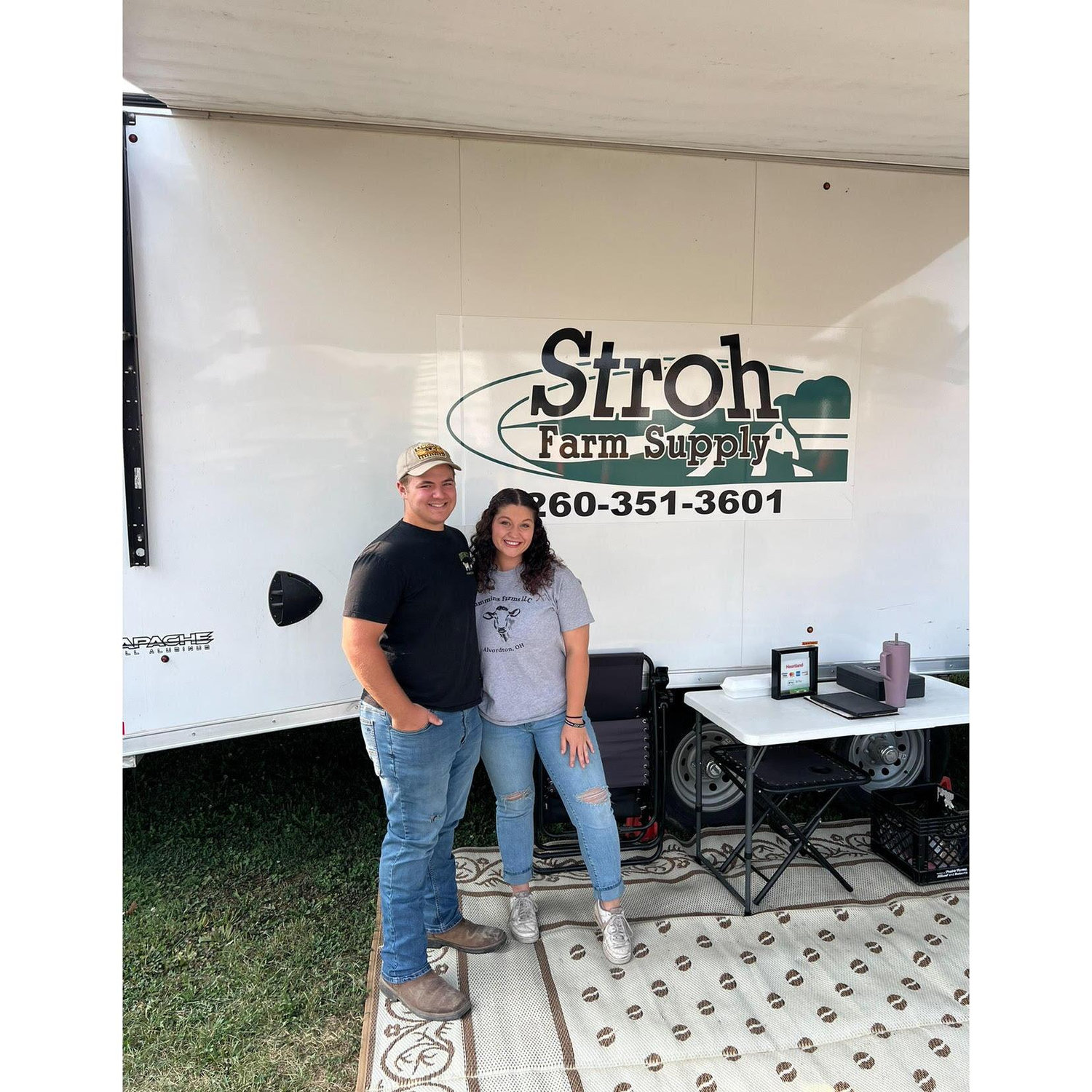 This is from the Williams County fair 2024, we love supporting Stroh!