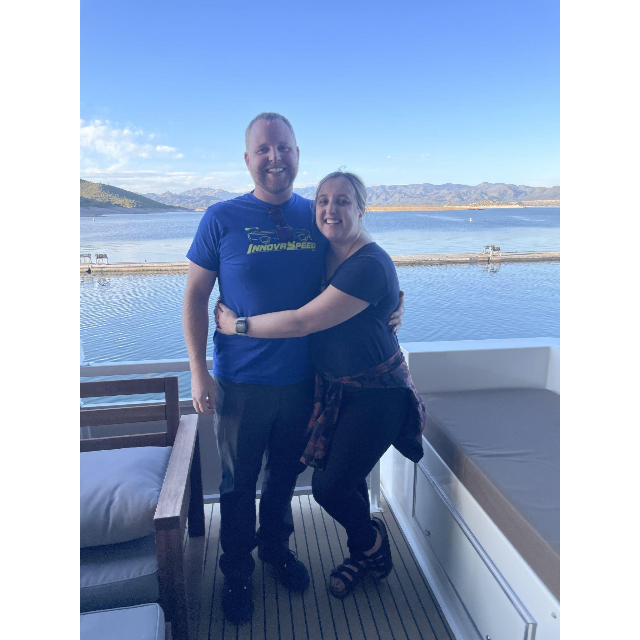 Our first photo together!!!