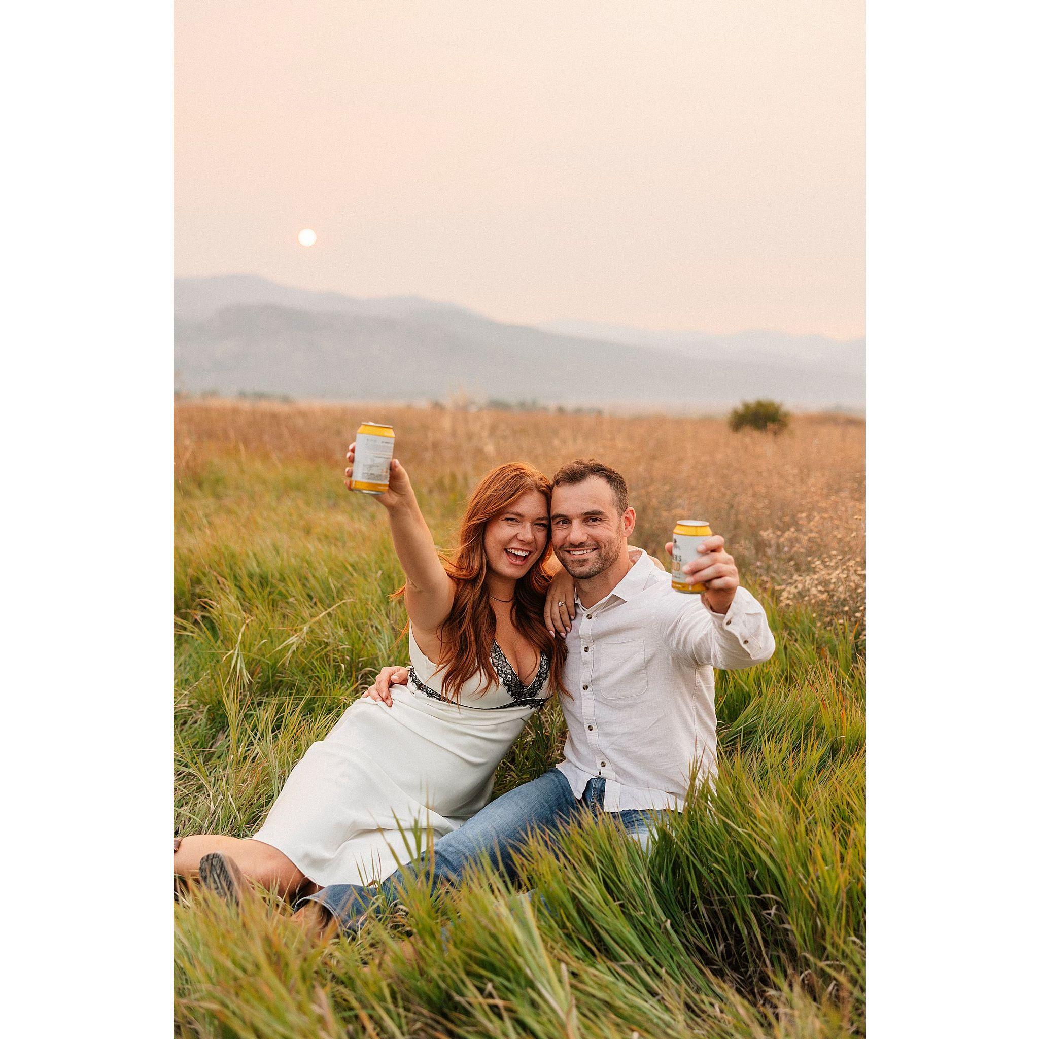 On our first date we both had Miners Gold.