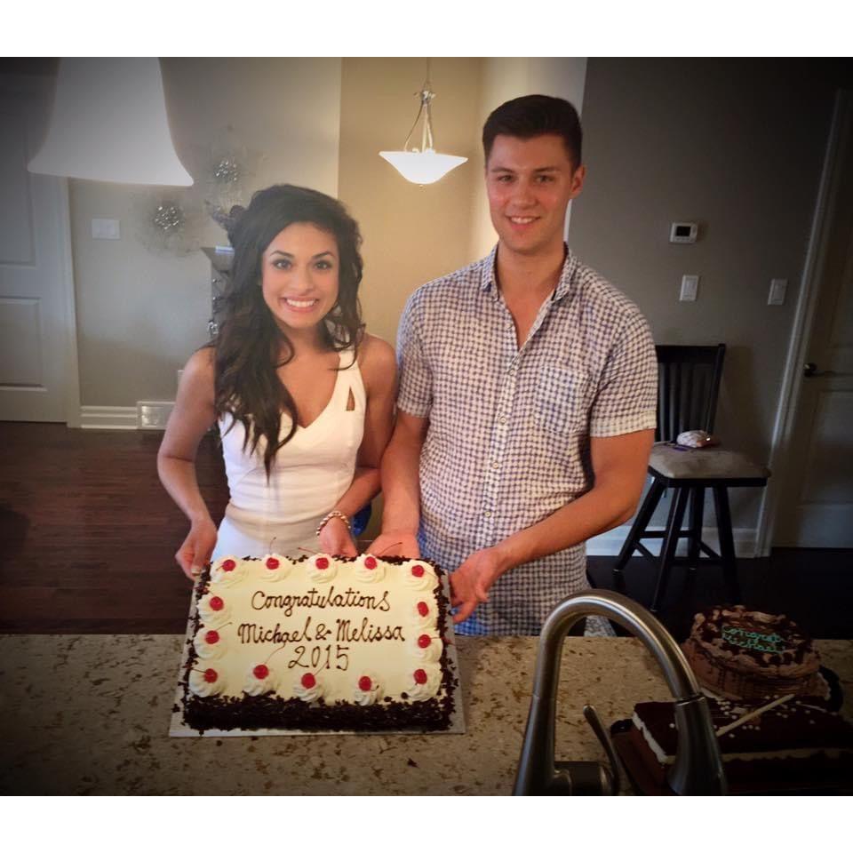 Graduating from our Master's programs together, Melissa receiving her Master's of Media in Journalism and Communications, and Mike receiving his Master's in Management of Applied Science.