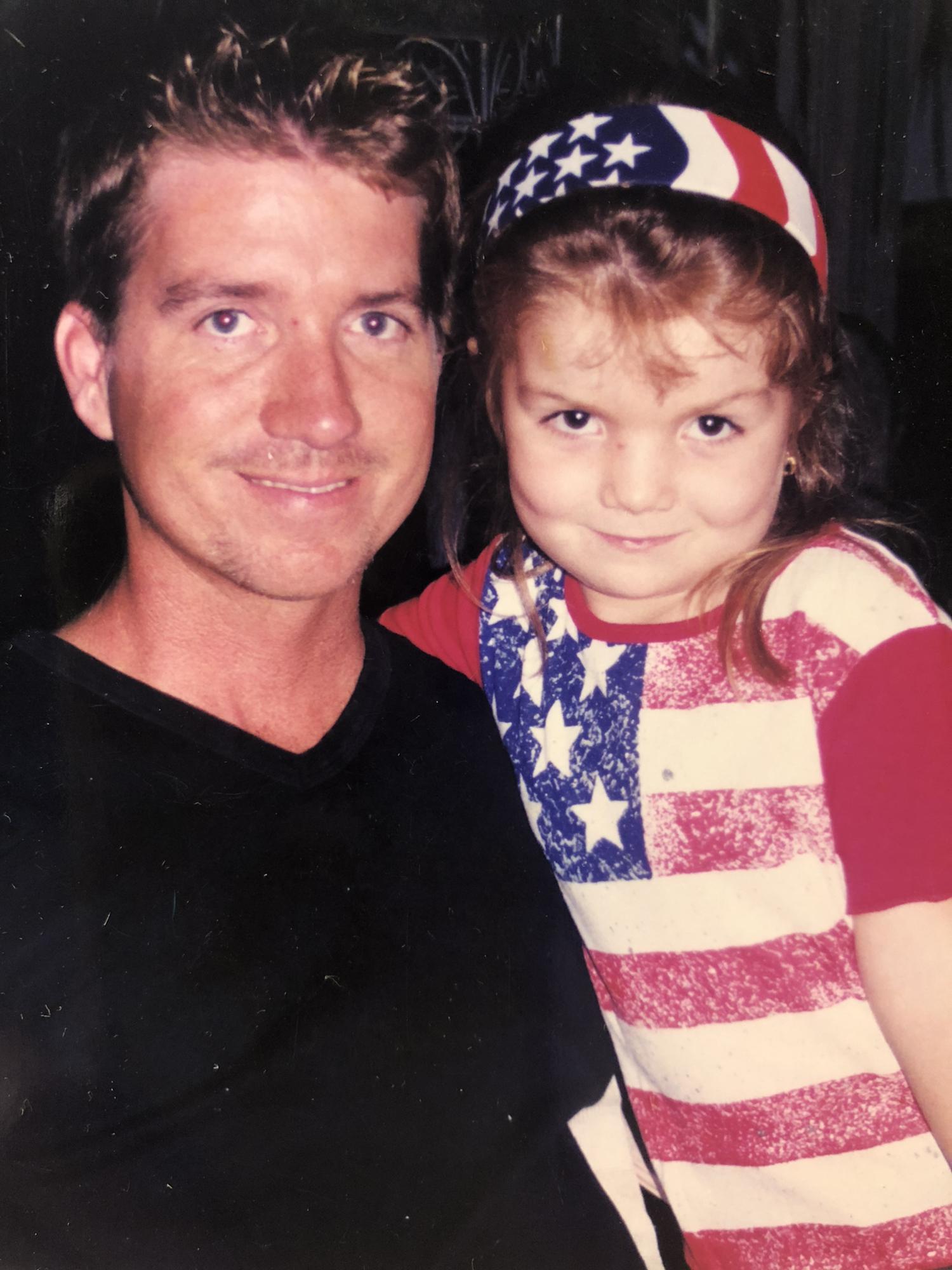 Lea with her dad