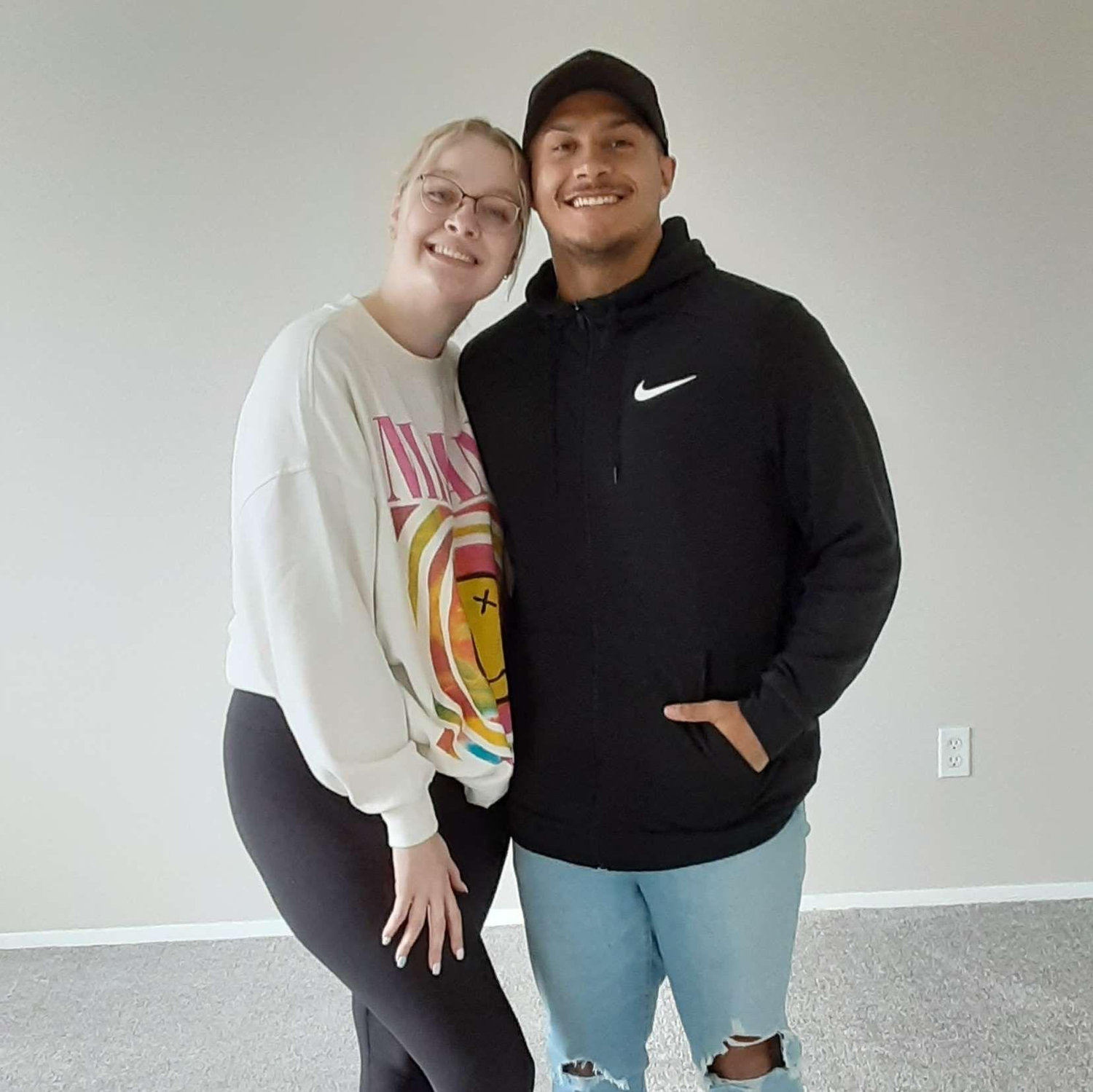 April 2023: We moved into our first apartment together!