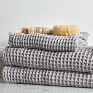 4-Piece Waffle Bath Towel Set