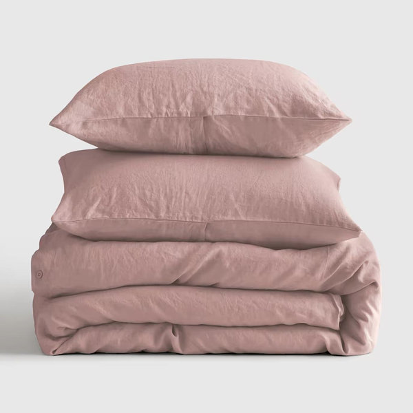 European Linen Duvet Cover Set - Full/Queen