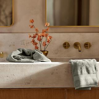 Plush Organic Hand Towel, Set of 2