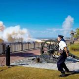 THE FIRING OF THE CANNON AT THE GRAND