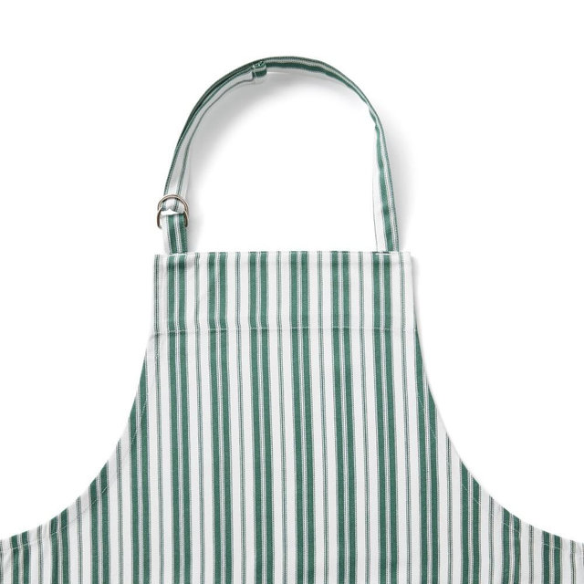 Williams Sonoma Classic Stripe Personalized Apron, Dark Green