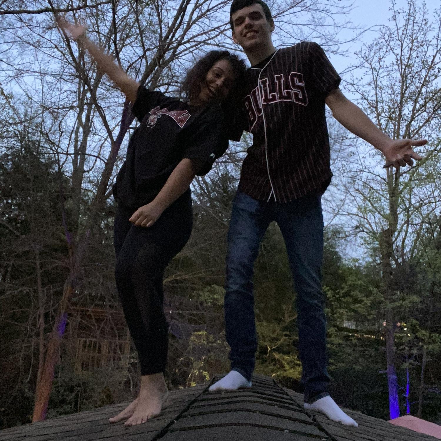 Had to get a roof top picture! SORRY MOM ;)