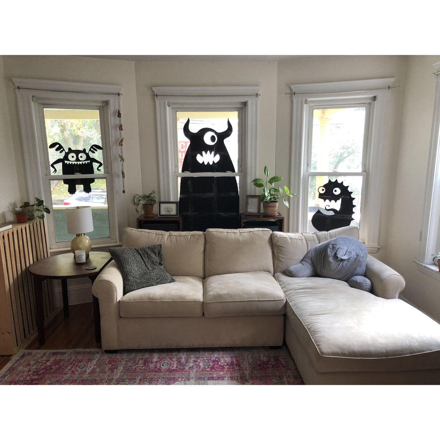 10/9/2021 - A month after we moved into our Teele Square apartment, Chris gained further appreciation for how seriously Liz takes Halloween.