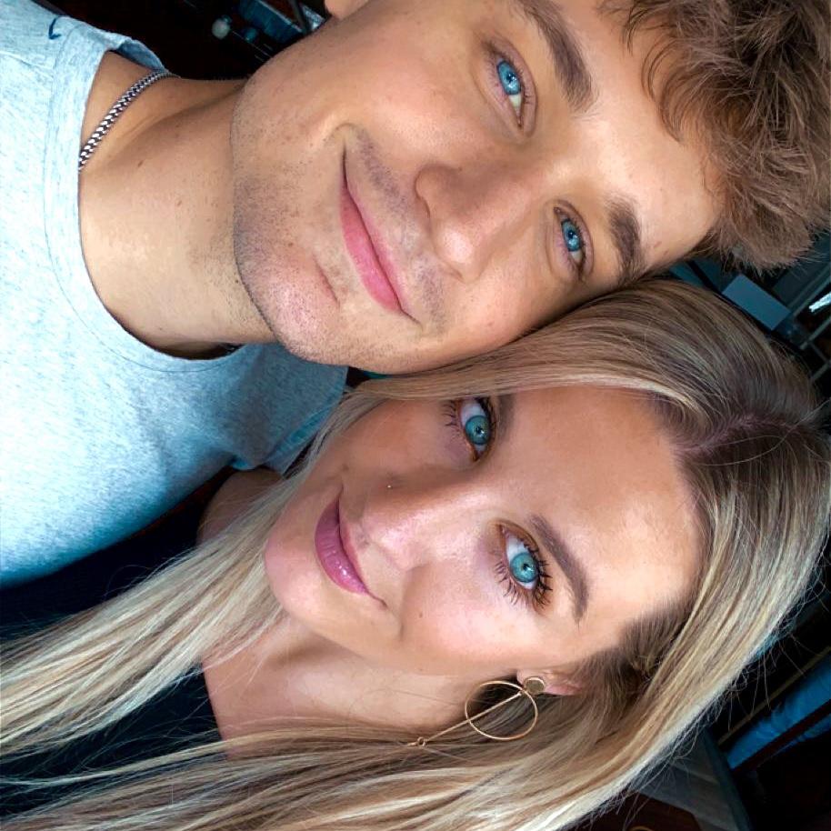 Fun Fact: Our Eyes are Both Our Favorite Feature of Each Other... I mean, look at those beautiful blues