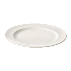 VARDAGEN Plate, off-white, 10 ¼ "