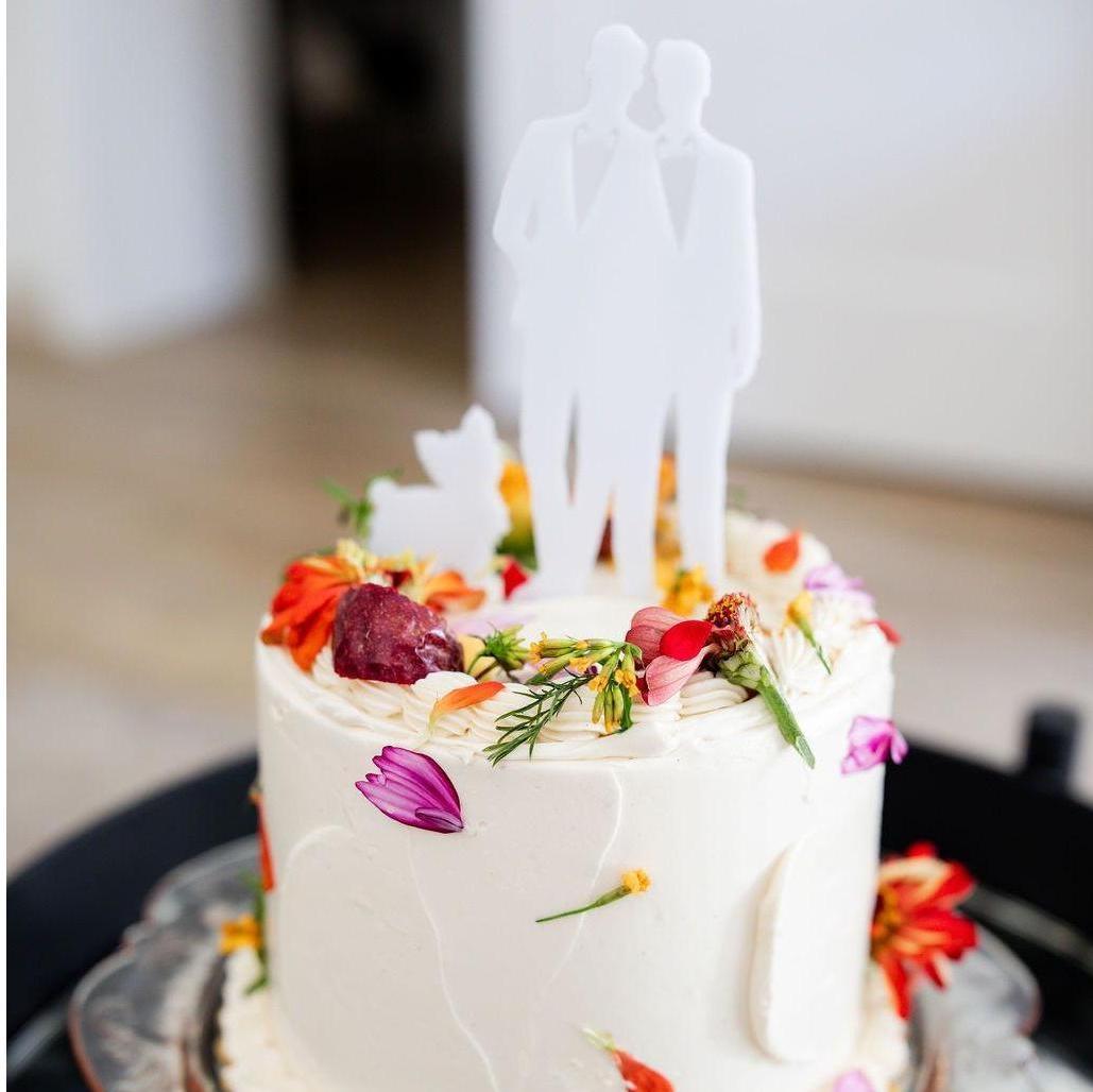 Olive oil cake with citrus passionfruit curd and vanilla bean creme frosting made for us by the talented pastry chef Kelsey Brito at The Dutchess in Ojai, CA.