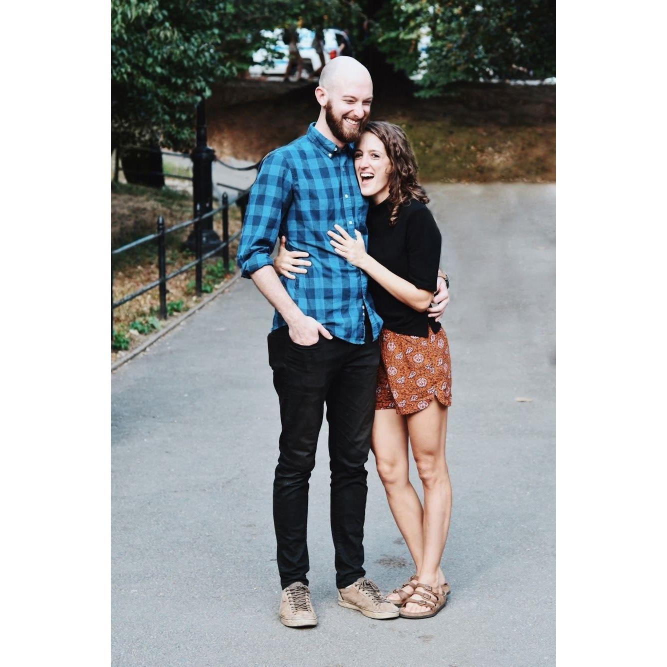Very happy post-proposal