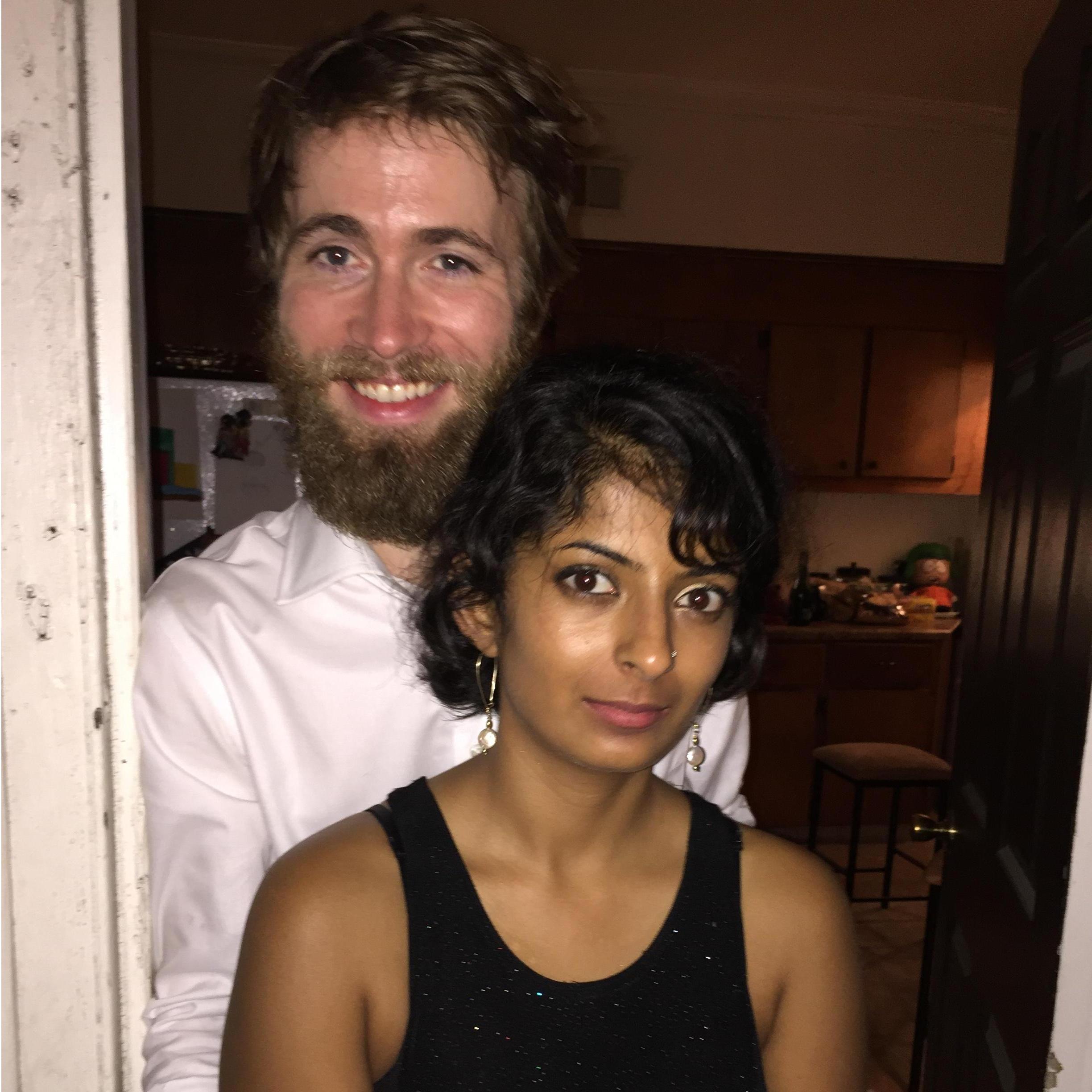 Our first picture ever taken on New Years Eve - January 1st, 2016.