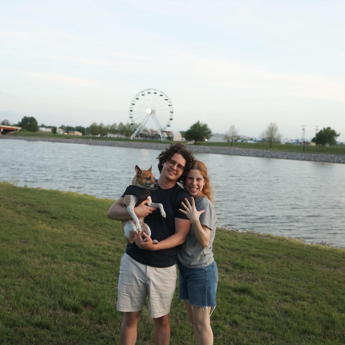 Pictures of the proposal captured by Raven Zoie Photography