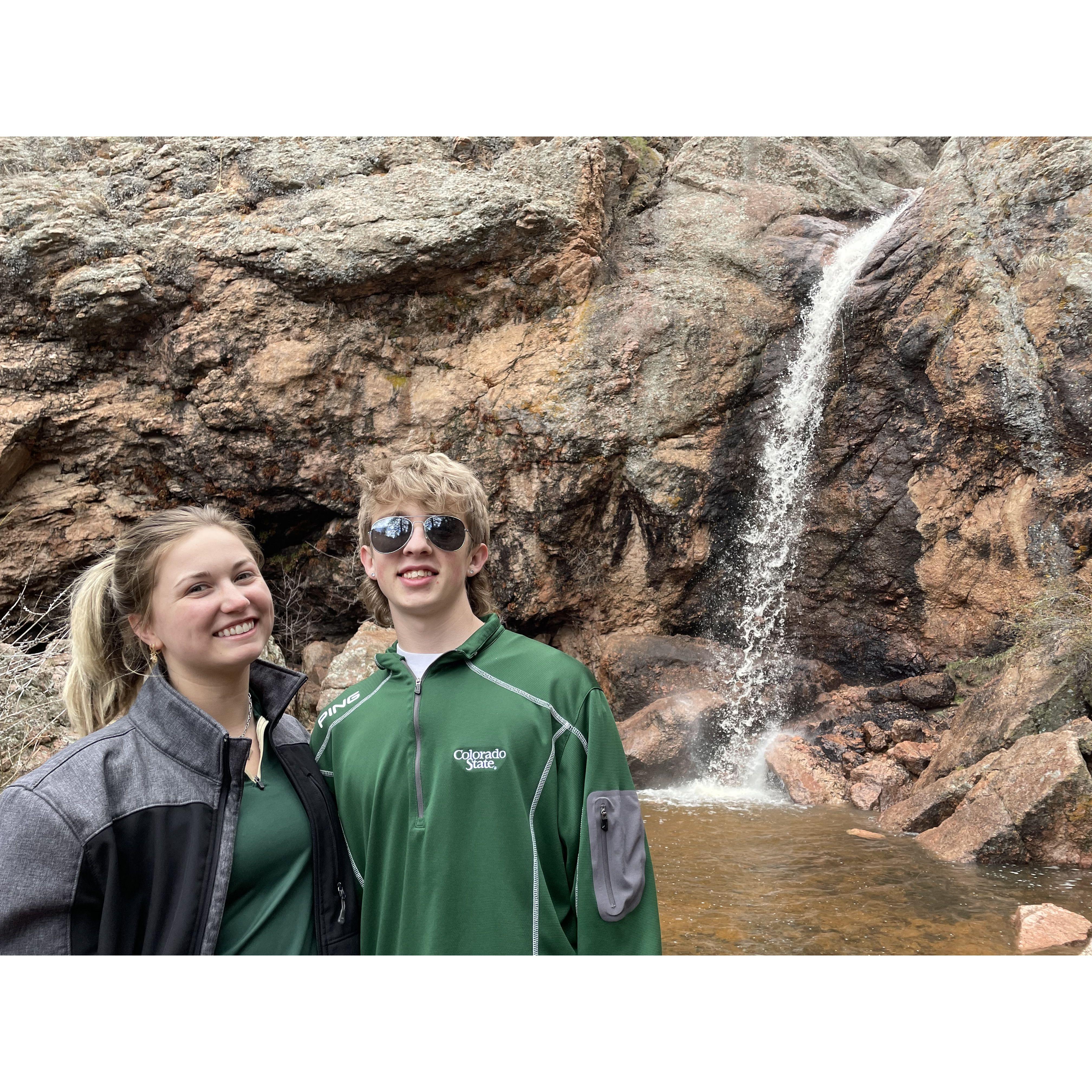 March 20th, 2024 - Hiking to Horsetooth Falls.