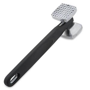 Spring Chef Meat Tenderizer, Heavy Duty Hammer Mallet Tool & Chicken Pounder, Black