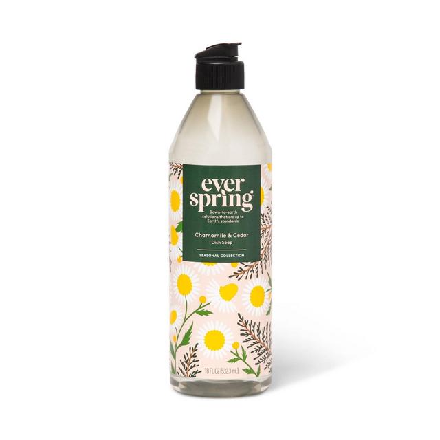 Dish Soap - Chamomile & Cedar - 18 fl oz - Everspring™