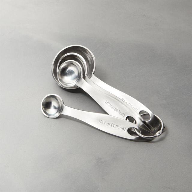Stainless Steel Measuring Spoons, Set of 4