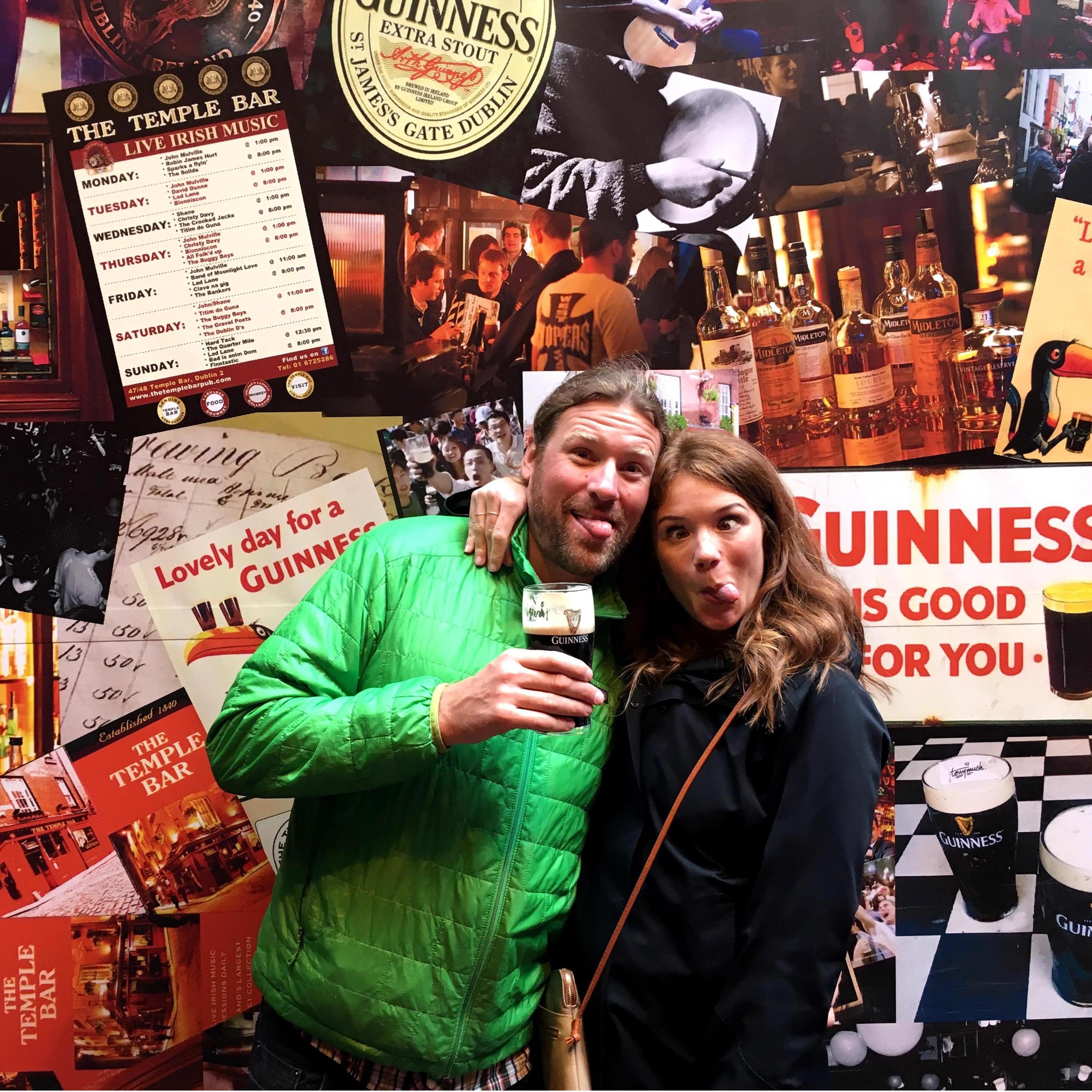 The Temple Bar in Dublin....locals only, ha!