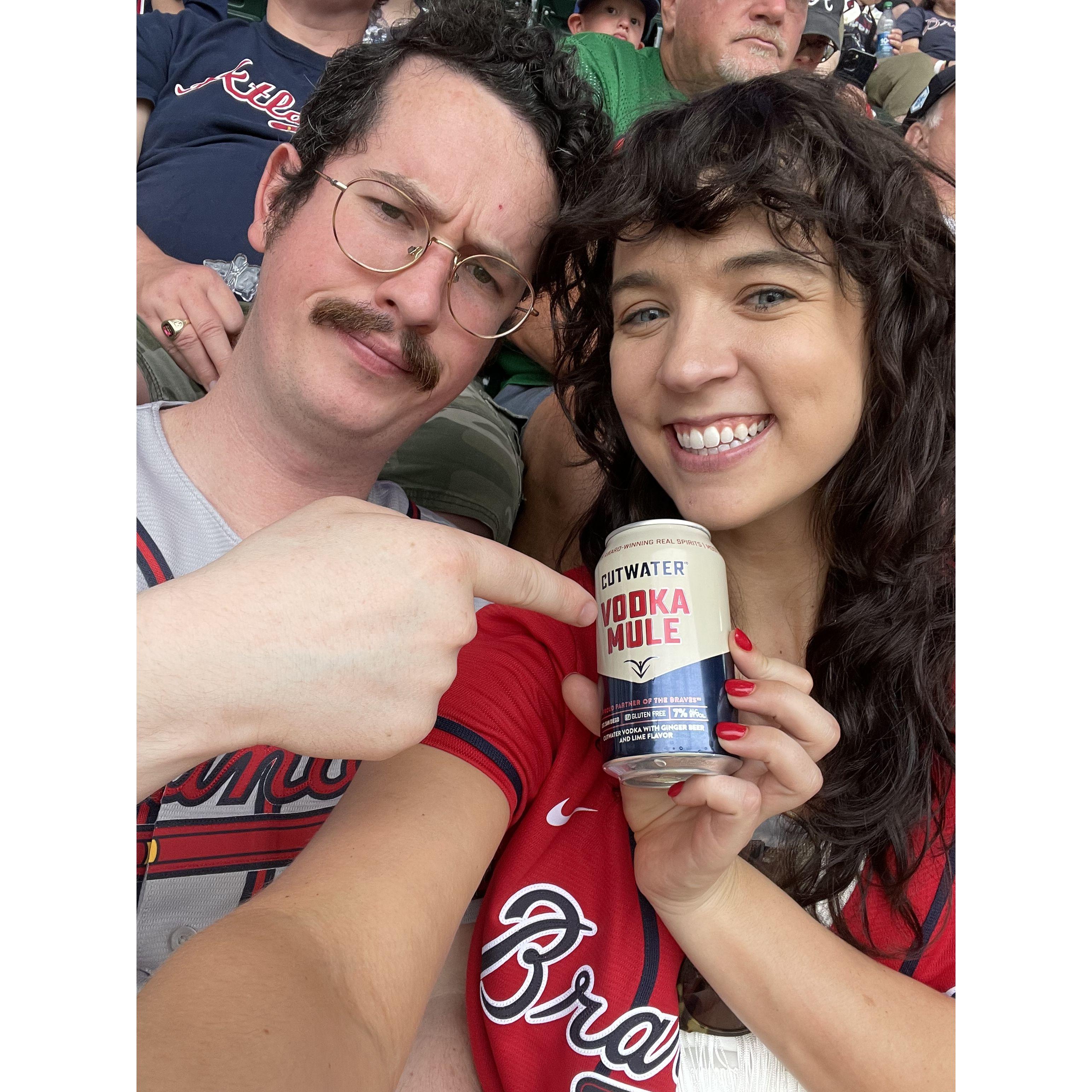 Nora goes to Braves games for cutwaters