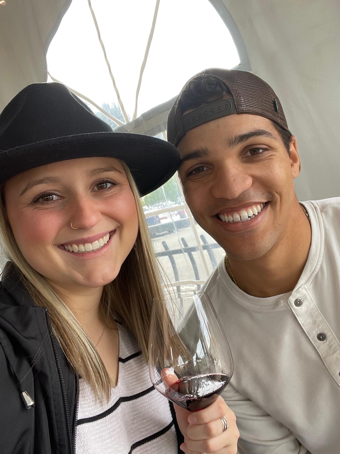 Anniversary date wine tasting in Woodinville
