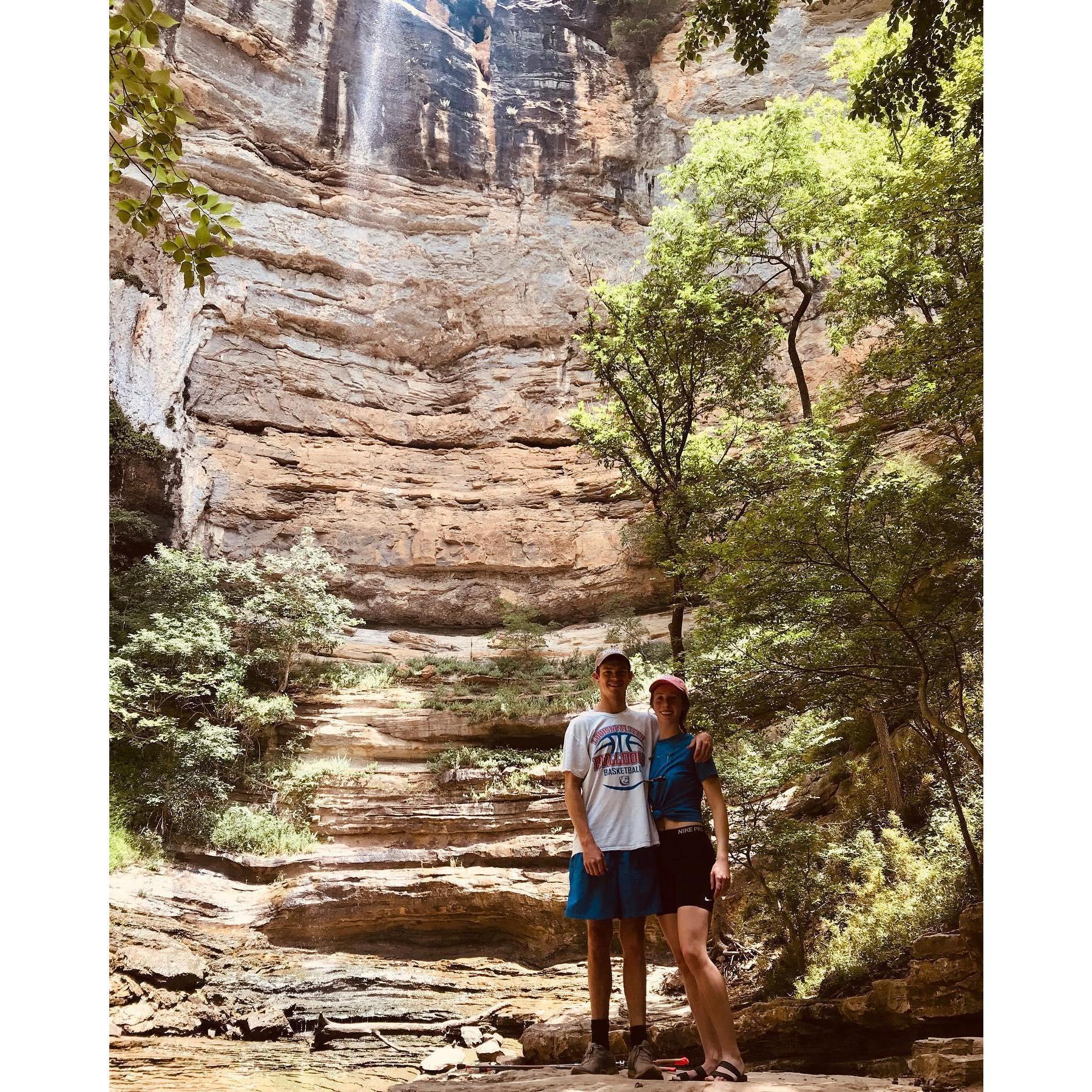 Our first vacation together! Buffalo River, AR 2020.