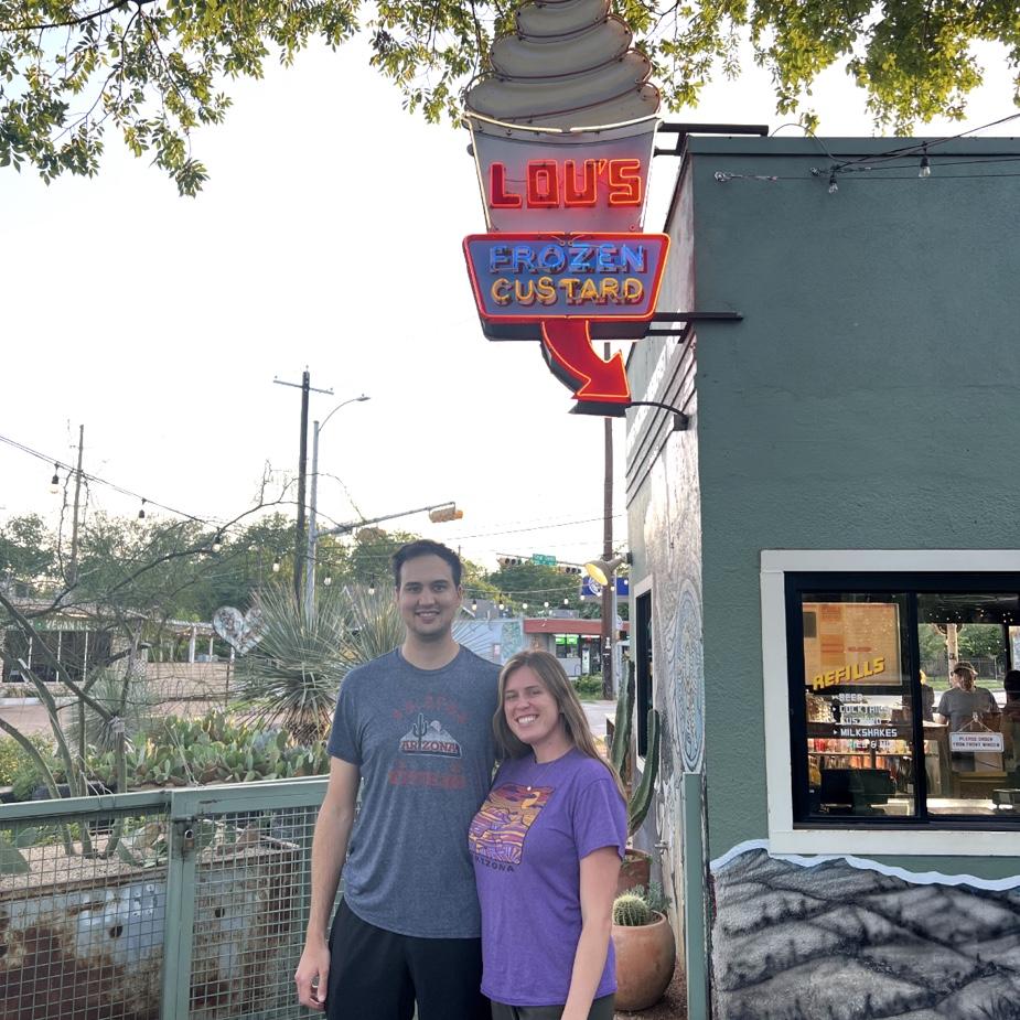 Celebrating our 3rd dating anniversary at our first date spot!