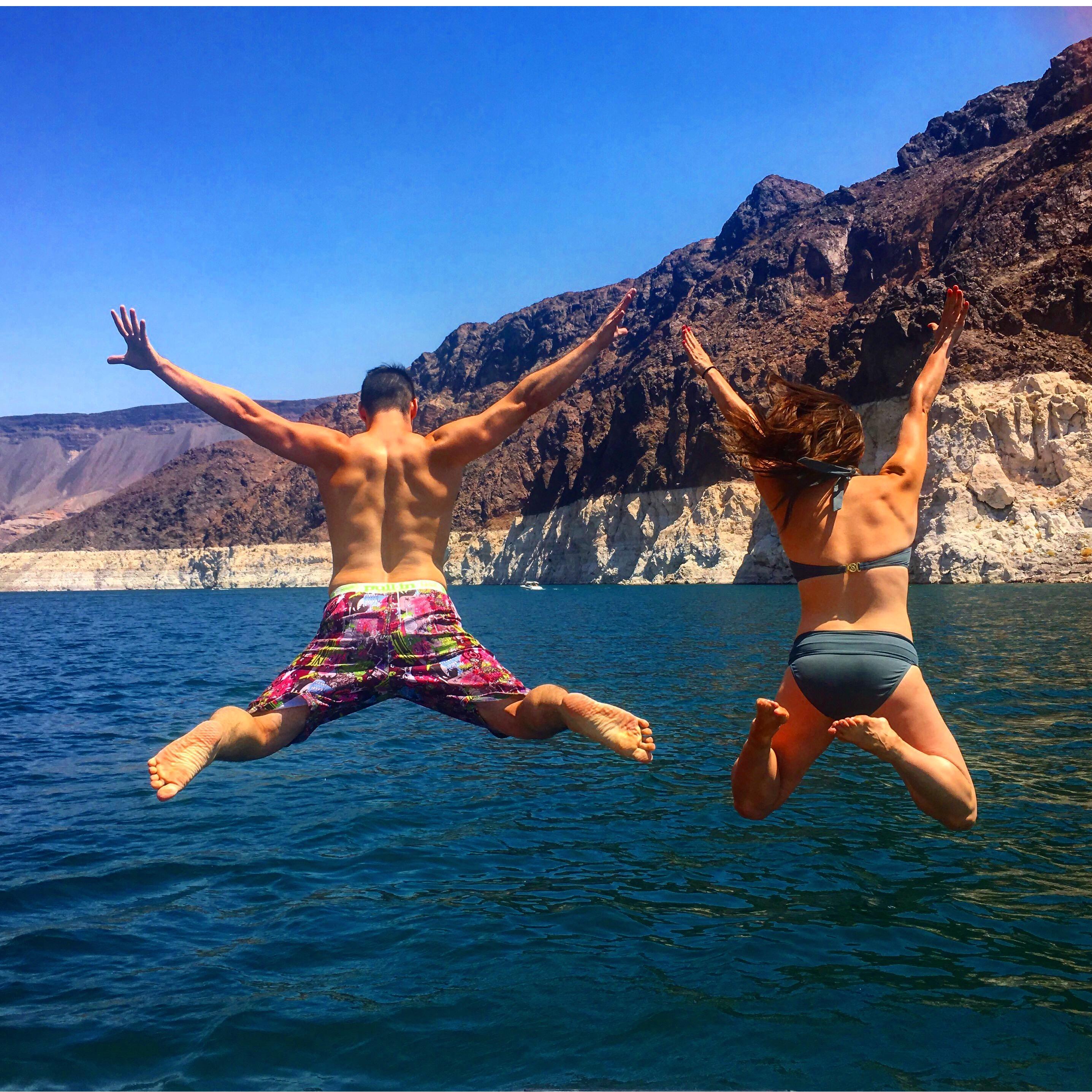 Dru has brought Lauren to his favorite place, Las Vegas, on multiple occasions. August 2016, on Lake Mead.