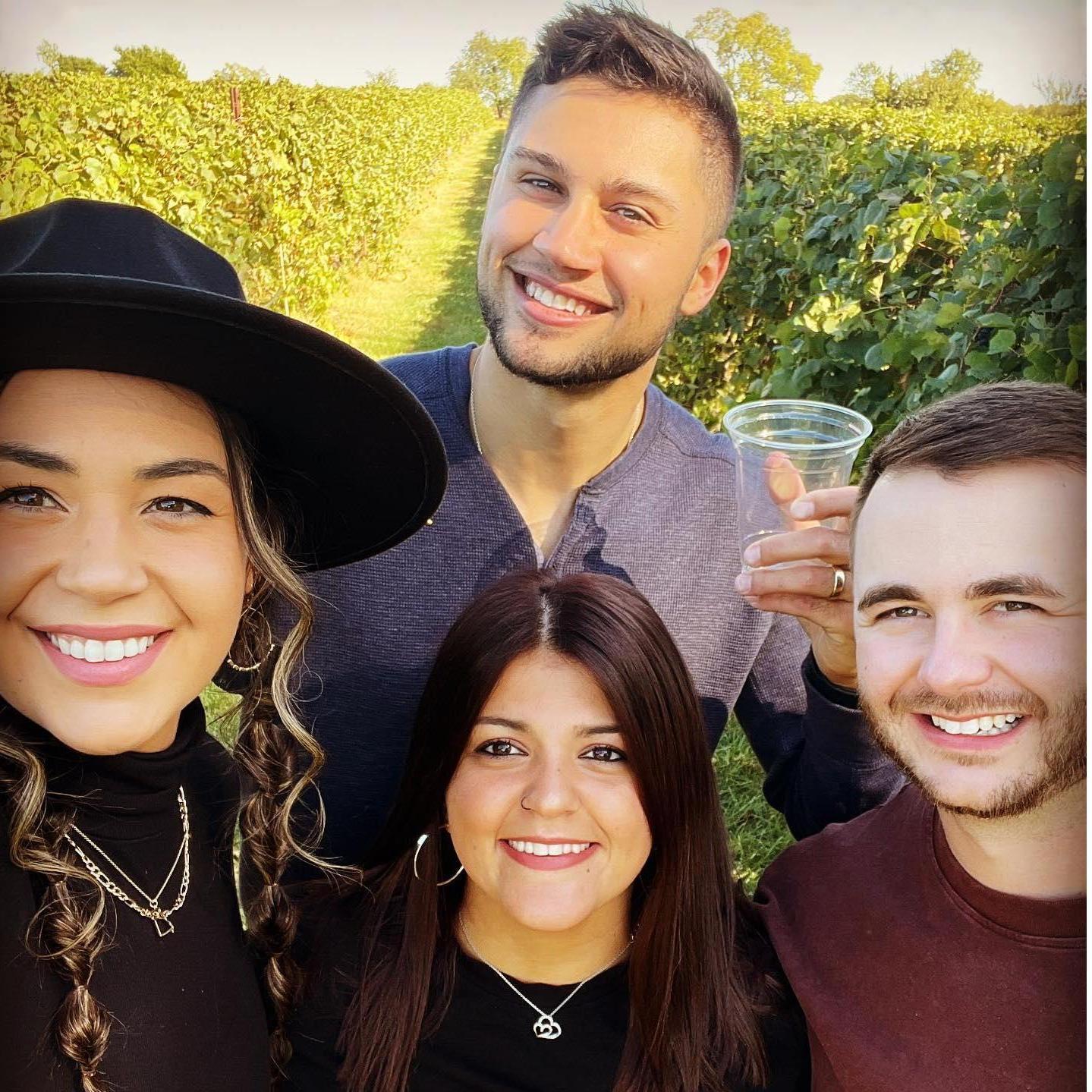 We love winery outings with our friends!