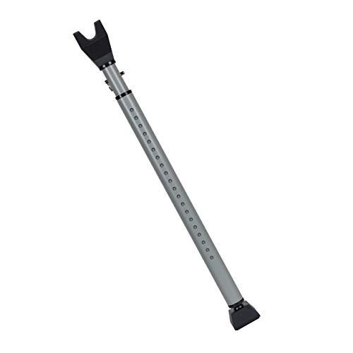 SABRE HS-DSB Door Security Bar – Adjustable 2-in-1 Home Security Door Bar, Strong Scratch-Proof Grip, Removable Door Knob Top for Use on Sliding Doors, Portable & Easy to Use for Apt & Travel Security