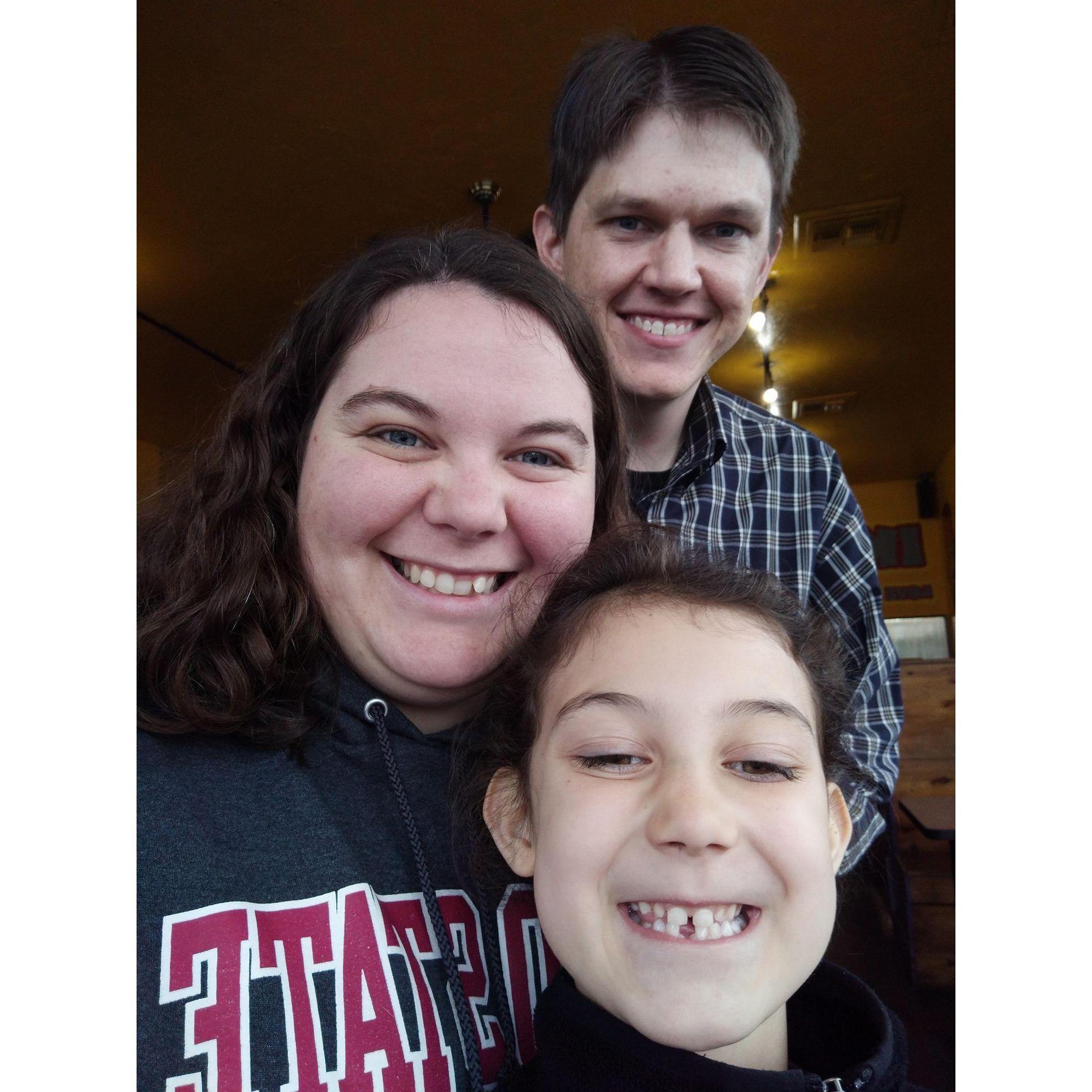 Our First Family Picture and Trip! March 2018