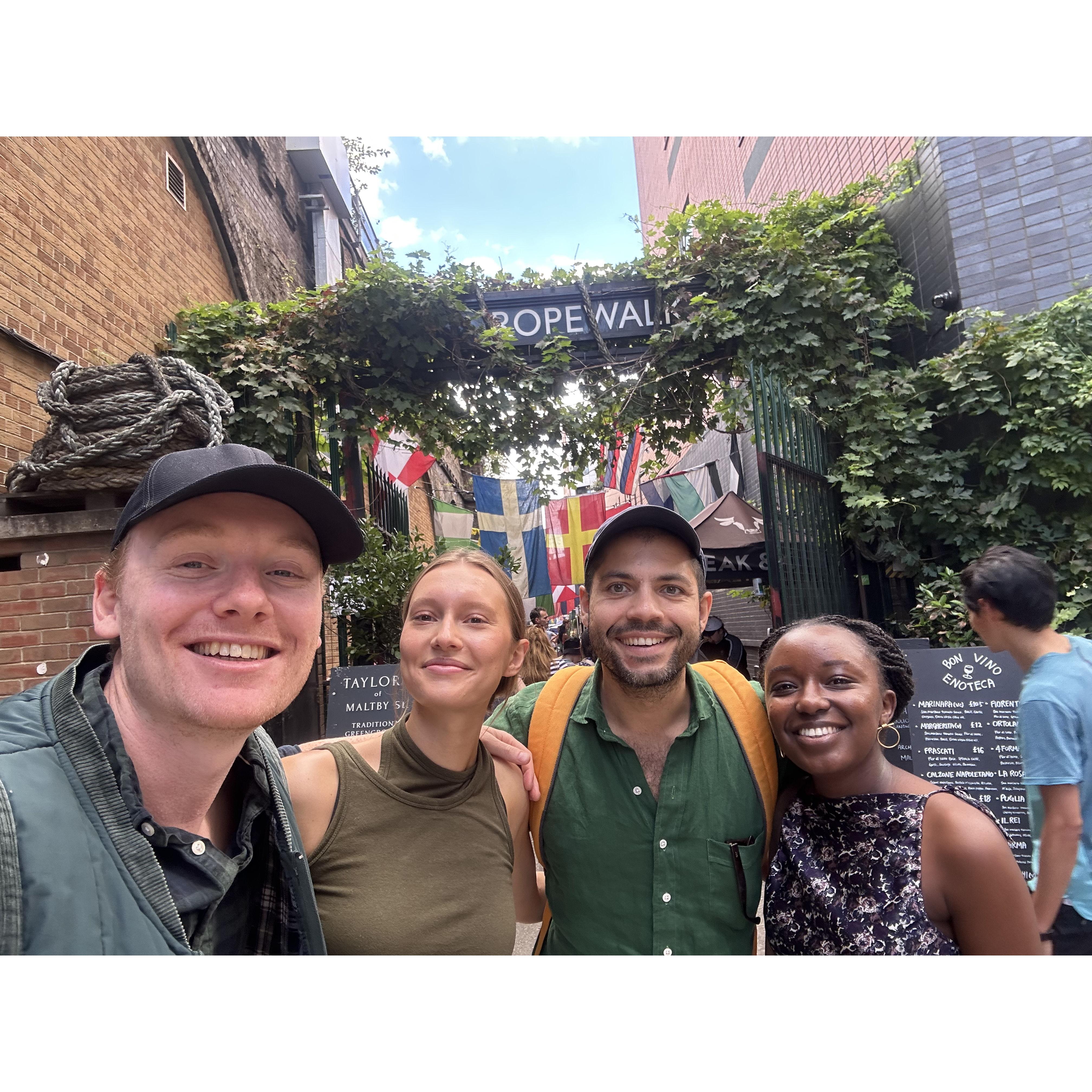 Bermondsey with Esme and Ardy