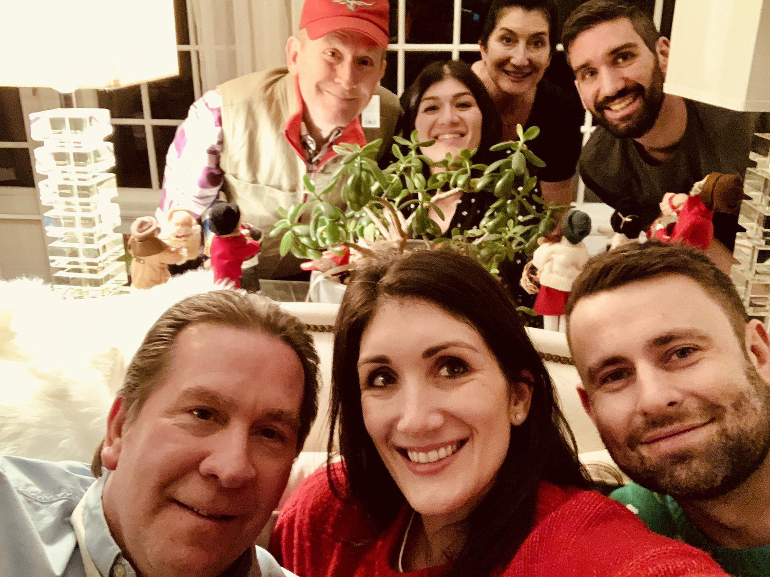 Christmastime selfies